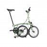 Brompton Folding C-Line Explore 6V S Matcha Verde - Bicicletta Pieghevole Uomo