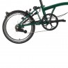 Brompton Folding C-Line Explore 6V S Racing Verde - Bicicletta Pieghevole Uomo