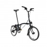 Brompton Folding C-Line Urban 2V S Matt Nero Mat - Bicicletta Pieghevole Uomo