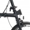 Brompton Folding C-Line Urban 2V S Matt Nero Mat - Bicicletta Pieghevole Uomo