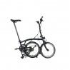 Brompton Folding C-Line Urban 2V S Matt Nero Mat - Bicicletta Pieghevole Uomo