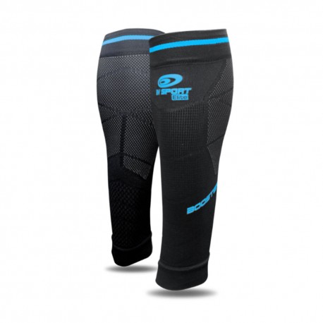 Bv Sport Booster Elite Evo2 Nero Azzurro - Calze Compressione Running Uomo