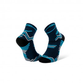 Brooks Run-In Crew - Confezione da 3 paia di calzini sportivi da corsa con vestibilità comoda, per uomini e donne (confezione da 3), Asfalto/Bianco/Nero, Small