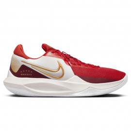 Nike Precision 6 Bianco Oro - Scarpe Basket Uomo