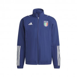 ADIDAS Giacca Da Calcio Italia 2023 Presentation Blu Uomo