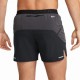 Nike Short Trail Running Nk Df Secondsunrise 5Bf Nero Grigio Uomo