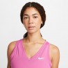 Nike Canotta Tennis Court Victory Cosmic Fuchsia Bianco Donna