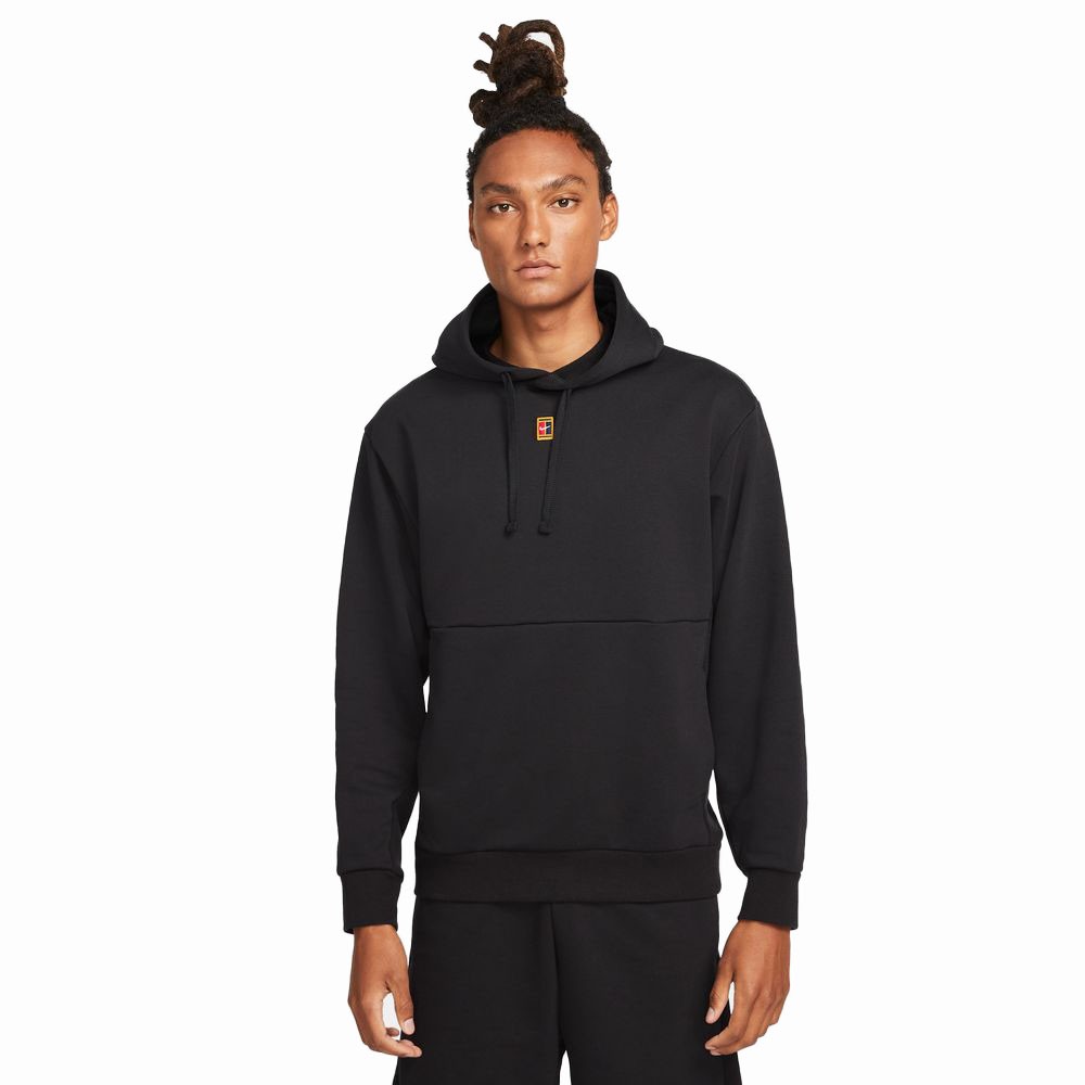 Image of Nike Felpa Tennis Con Cappuccio Fleece Heritage Nero Uomo XL