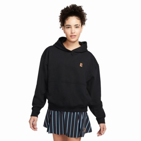 Nike Felpa Tennis Con Cappuccio Fleece Heritage Nero Donna Acquista online su Sportland