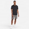 Nike Polo Tennis Mm Df Solid Nero Bianco Uomo