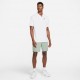 Nike T-Shirt Tennis Solid Bianco Nero Uomo