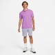 Nike T-Shirt Tennis Solid Rush Fuchsia Bianco Uomo