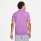 Nike T-Shirt Tennis Solid Rush Fuchsia Bianco Uomo