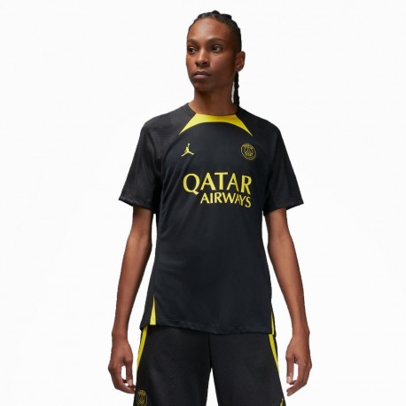 Nike Maglia Jordan Psg Strk 4Th Nero Giallo Uomo