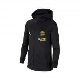 Nike Tuta Calcio Psg Con Cappuccio 4Th Jordan Nero Bambino