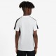 Nike Maglia Maniche Corte Academy23 Bianco Nero Bambino