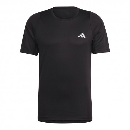 ADIDAS T-Shirt Running Icons 3S Nero Uomo