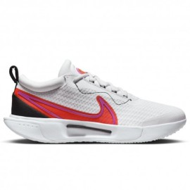 Nike Tennis Zoom Court Pro Hc White/Picante Red-Black - Scarpe Da Tennis Uomo