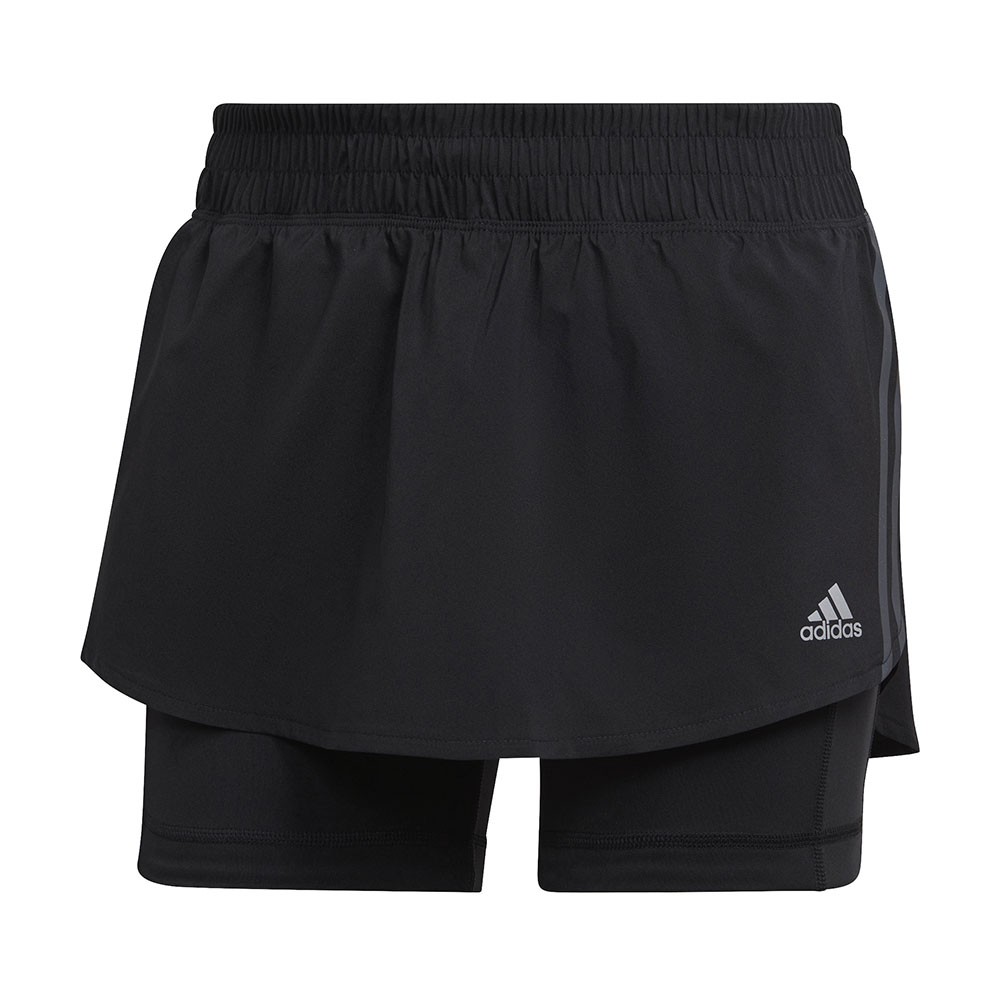 ADIDAS Pantaloncini Running Icons 3S Nero Donna M
