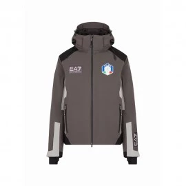 Ea7 Giacca Sci Piuma Fisi Grigio Uomo
