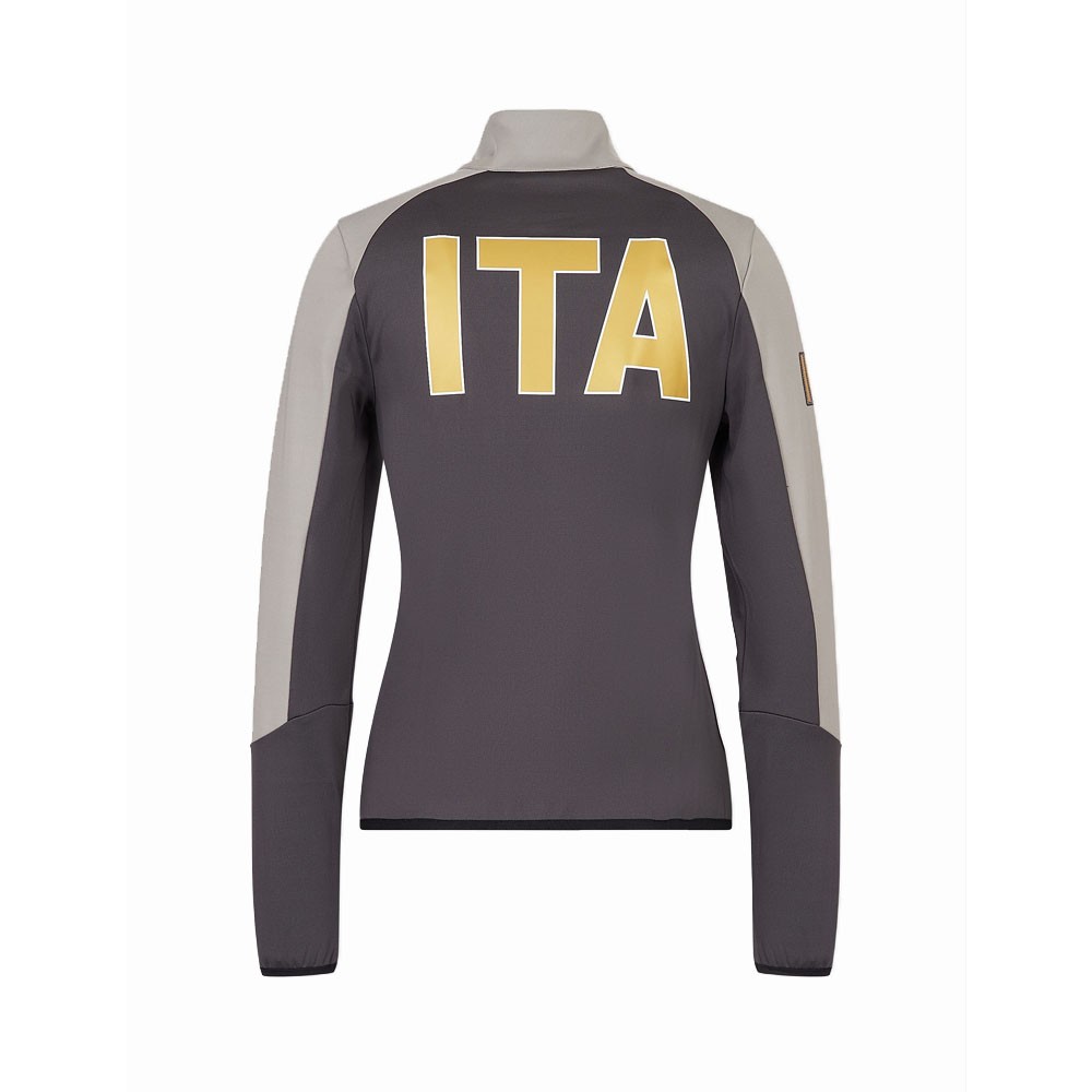 Ea7 Felpa In Pile Powerstretch Fisi Grigio Donna Acquista online