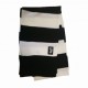 Imma Sciarpa Calcio Juve Righe Nero Bianco Uomo