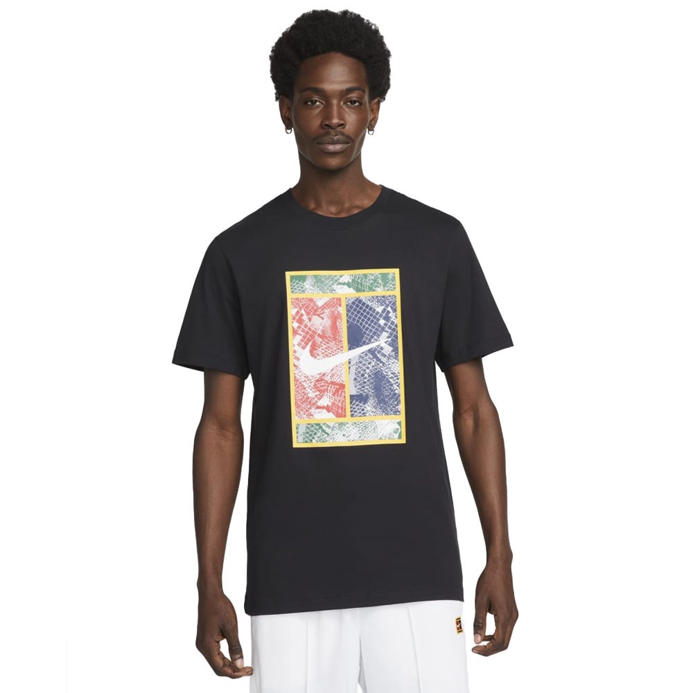 Nike T-Shirt Tennis Logo Heritage Nero Uomo - Acquista online su Sportland