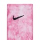 Nike Calzino Tie Dye Tris Pack Fuxia Uomo