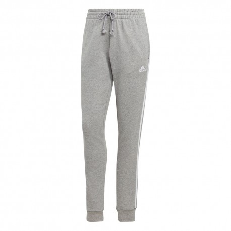 ADIDAS Pantaloni Con Polsino Tristripe Grigio Donna