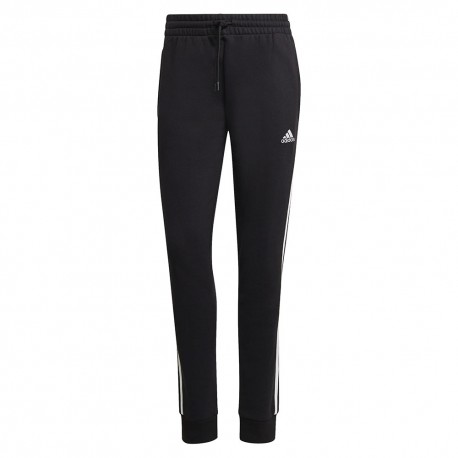 ADIDAS Pantaloni Con Polsino Tristripe Nero Donna