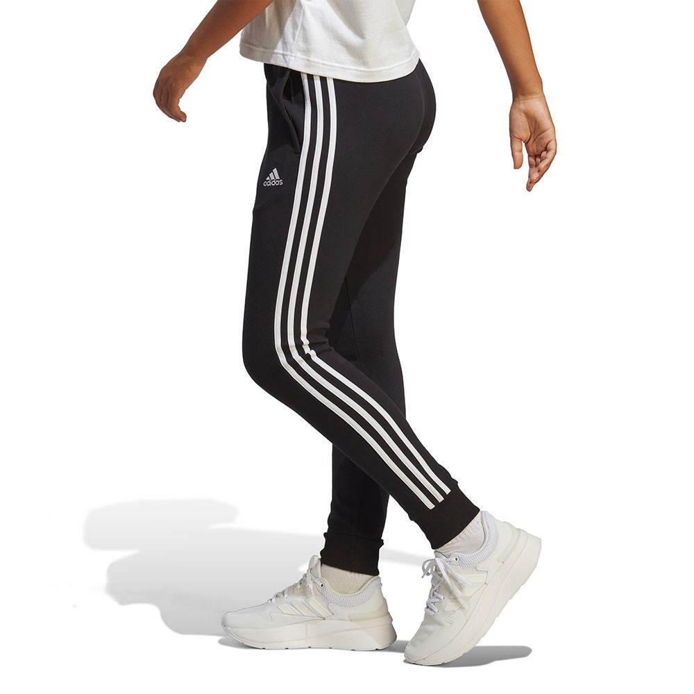Adidas Pantaloni Con Polsino Tristripe Nero Donna Acquista