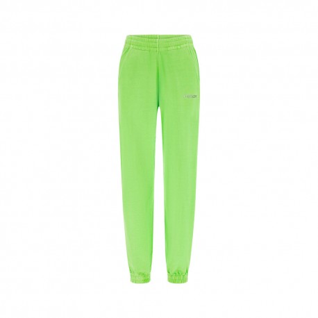 Freddy Pantaloni Con Polsino Verde Donna