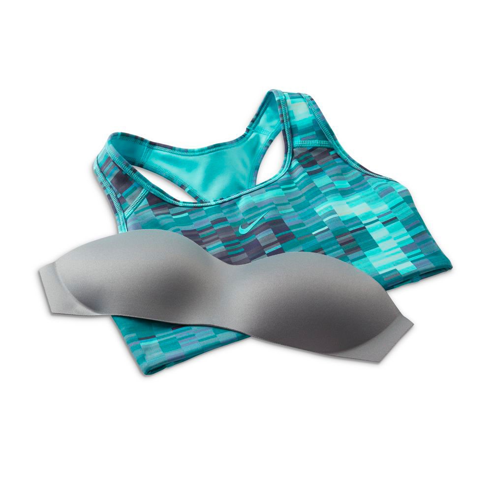 Nike Reggiseno Sportivo Pro Aop Azzurro Donna S