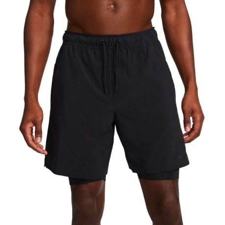 Nike Shorts Sportivi 2In1 Nero Uomo