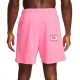 Nike Shorts Sportivi 7 In Dye Fuxia Uomo