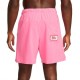 Nike Shorts Sportivi 7 In Dye Fuxia Uomo