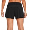 Nike Pantaloncini Running Swift Df 3 Inch 2In1 Nero Reflective Argento Donna