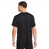 Nike Maglia Running Mezze Maniche Df Miler Nero Reflective Argento Uomo