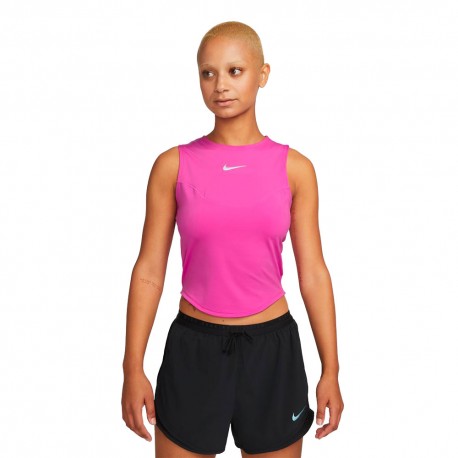 Nike Canotta Running Df Run Dvs Active Fuchsia Donna