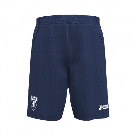 Joma Sport Pantaloncini Calcio Torino Free Time Blu Bianco Bambino