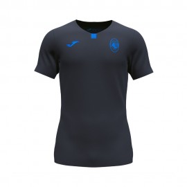Joma Sport Maglia Maniche Corte Atalanta Free Time Nero Blu Bambino