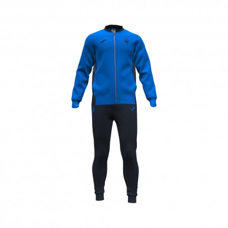 Joma Sport Tuta Calcio Atalanta Free Time Poly Blu Nero Bambino