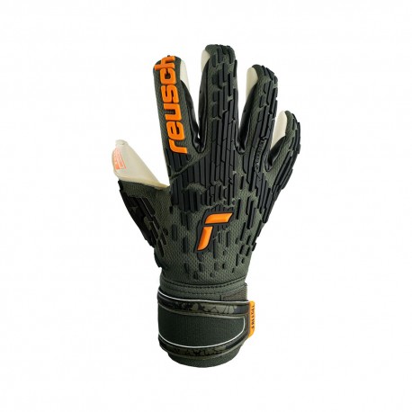 Reusch Guanti Calcio Attrakt Freegel Gold X Nero Arancio Uomo