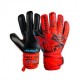 Reusch Guanti Calcio Attrakt Silver Rosso Nero Bambino