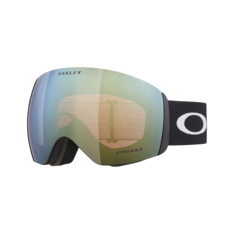 Oakley Maschera Sci Flight Deck L Opaco Nero Prizm Sage Oro