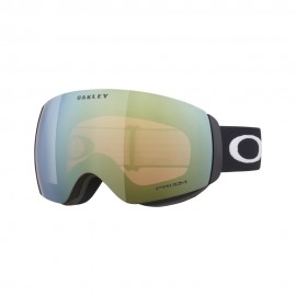 Oakley Maschera Sci Flight Deck M Opaco Nero Prizm Sage Oro