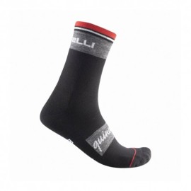 Castelli Calze Ciclismo Quindici Soft Merino Nero Uomo