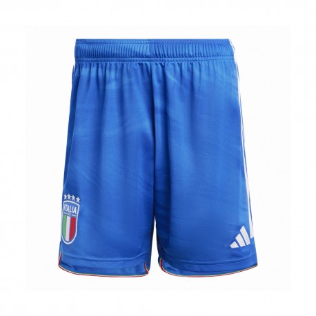 ADIDAS Pantaloncini Calcio Italia 2023 Home Azzurro Uomo
