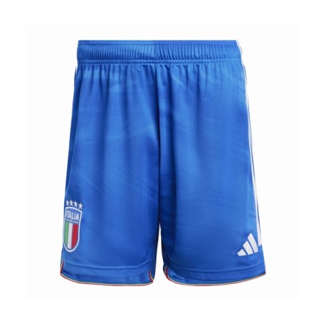 ADIDAS Pantaloncini Calcio Italia 2023 Home Azzurro Uomo