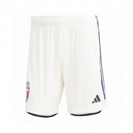 ADIDAS Pantaloncini Calcio Italia 2023 Away Bianco Uomo